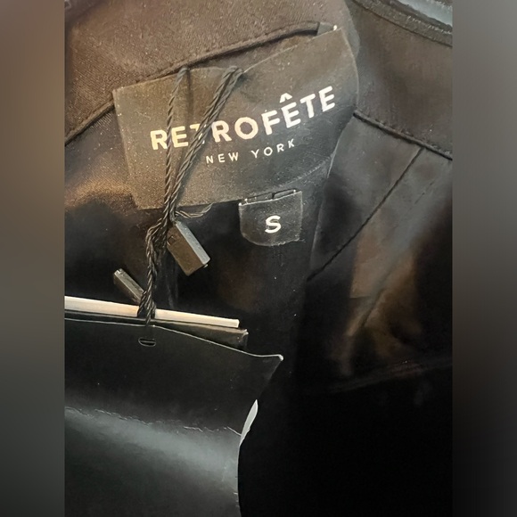 New retrofete Merit Sequin Dress in Black & White - Picture 6 of 7